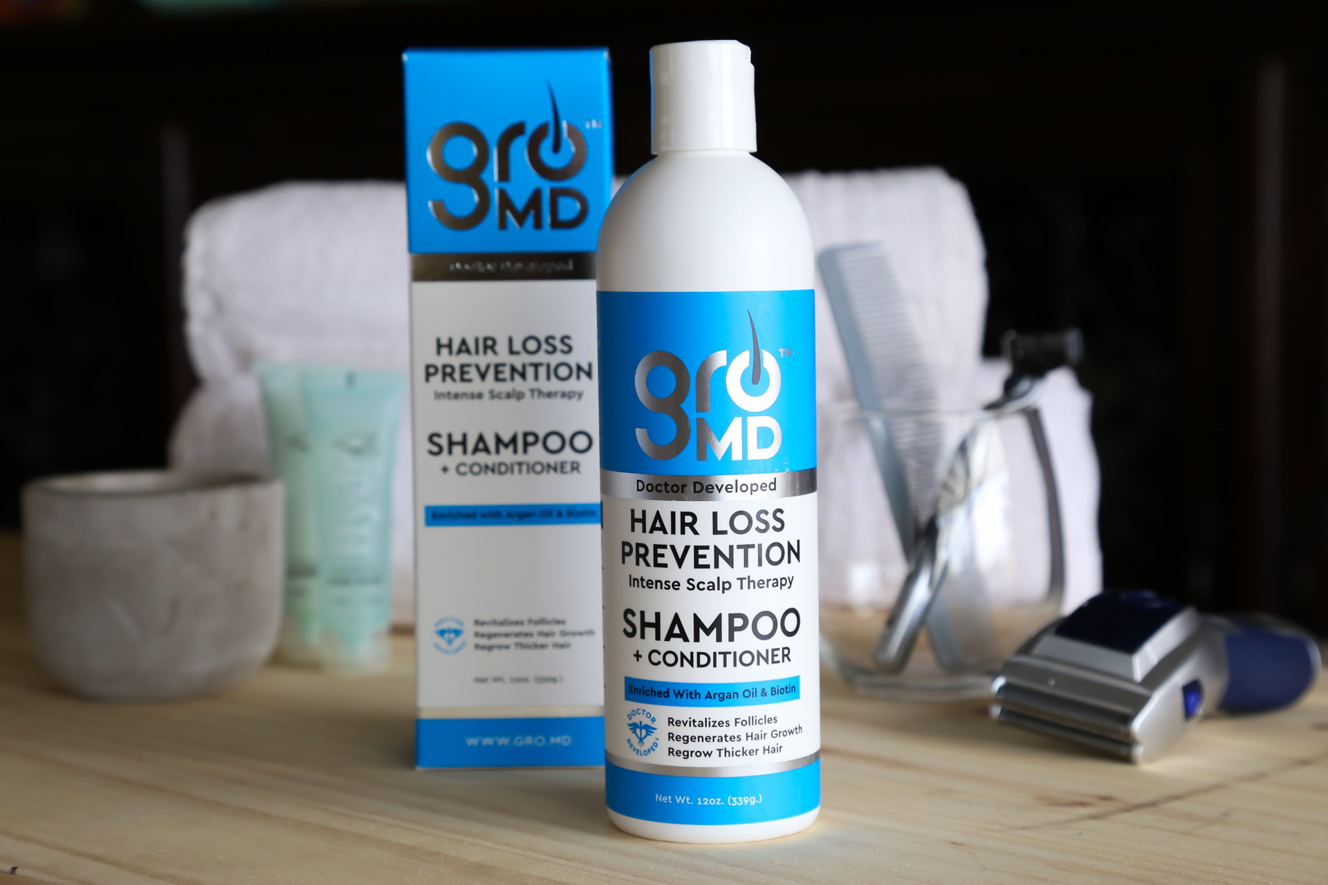 GroMD Hair Loss Shampoo + Conditioner